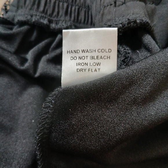 Blashe Jumpsuit Black Sz S Lace Cut Out Wide Leg Lined Adjustable Straps - Picture 10 of 13